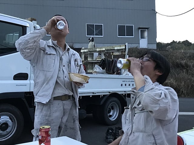 実習生と幹事のかんぱ～い☆